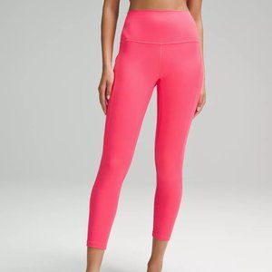 lululemon Align High-Rise Pant with Pockets 25" Pink Lip Gloss Size 4
